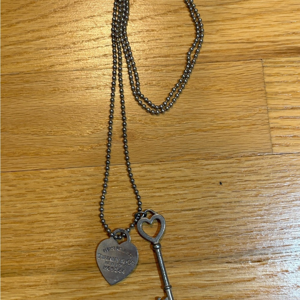 Tiffany & Co. Return to Tiffany Key and Pendant Necklace